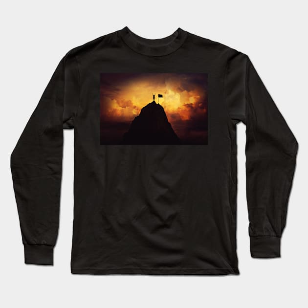 overcome Long Sleeve T-Shirt by 1STunningArt